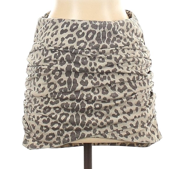 Chaser Animal Print Casual Skirt Size Small NWT - Picture 1 of 2